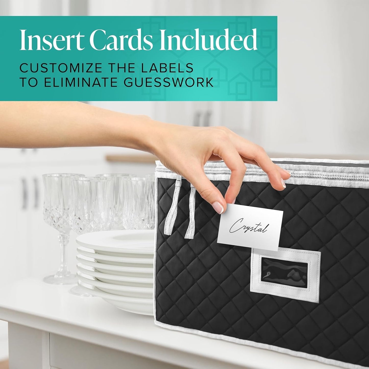 China Storage Containers - 6-Pack Quilted Bins with Felt Protectors for Seasonal Items