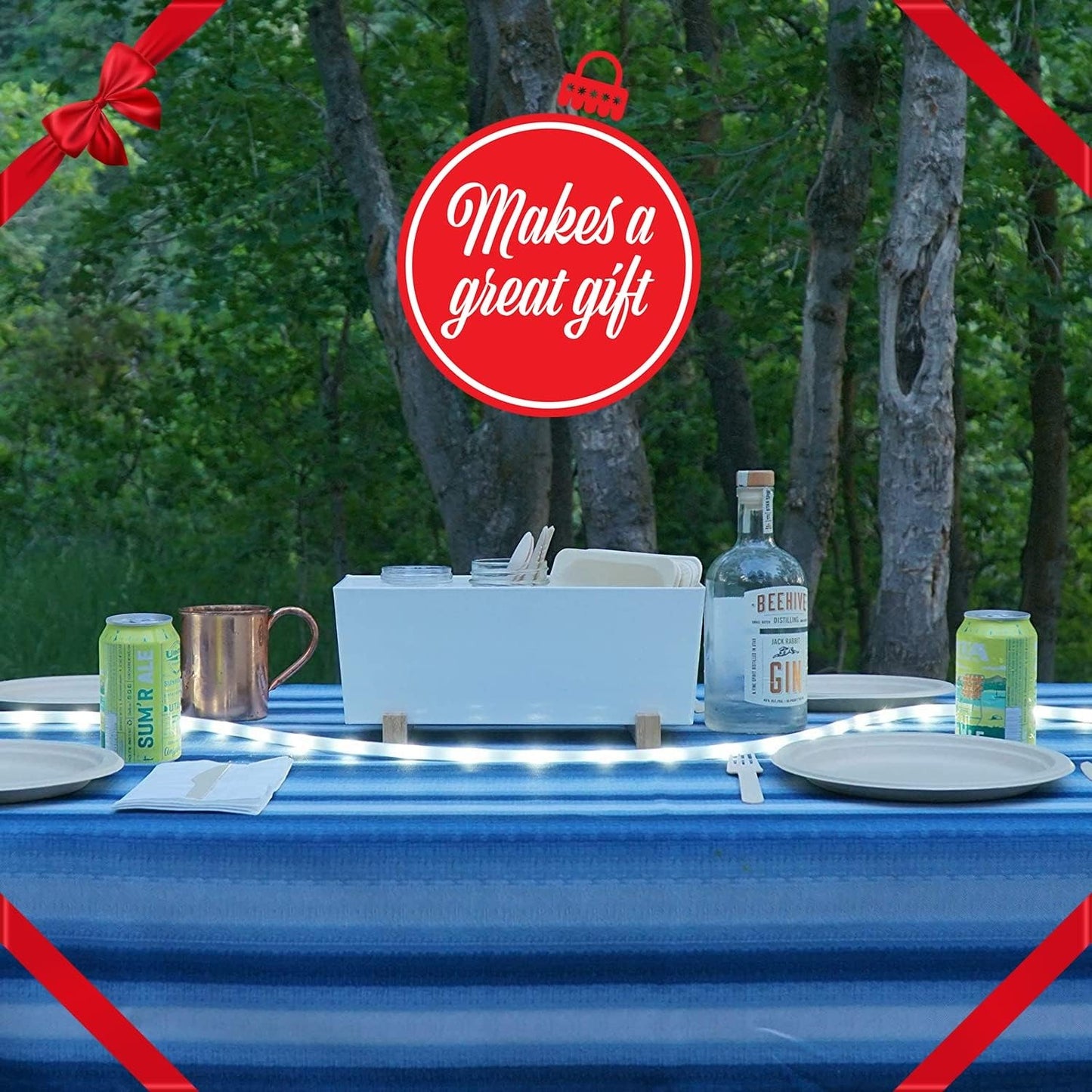 LED Rope Lights for Camping & Hiking, Portable String Light & LED Lantern for Safety & Emergencies