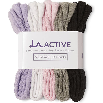 Knee Socks Long Socks - Baby Toddler Infant - Non-Slip Non-Slip