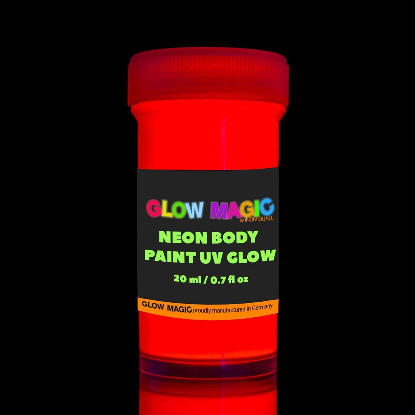 Neon Nights Glow In The Dark Body Paint, 8-Pack, Black Light Paints for Body & Face, Party Supplies for Adults & Kids