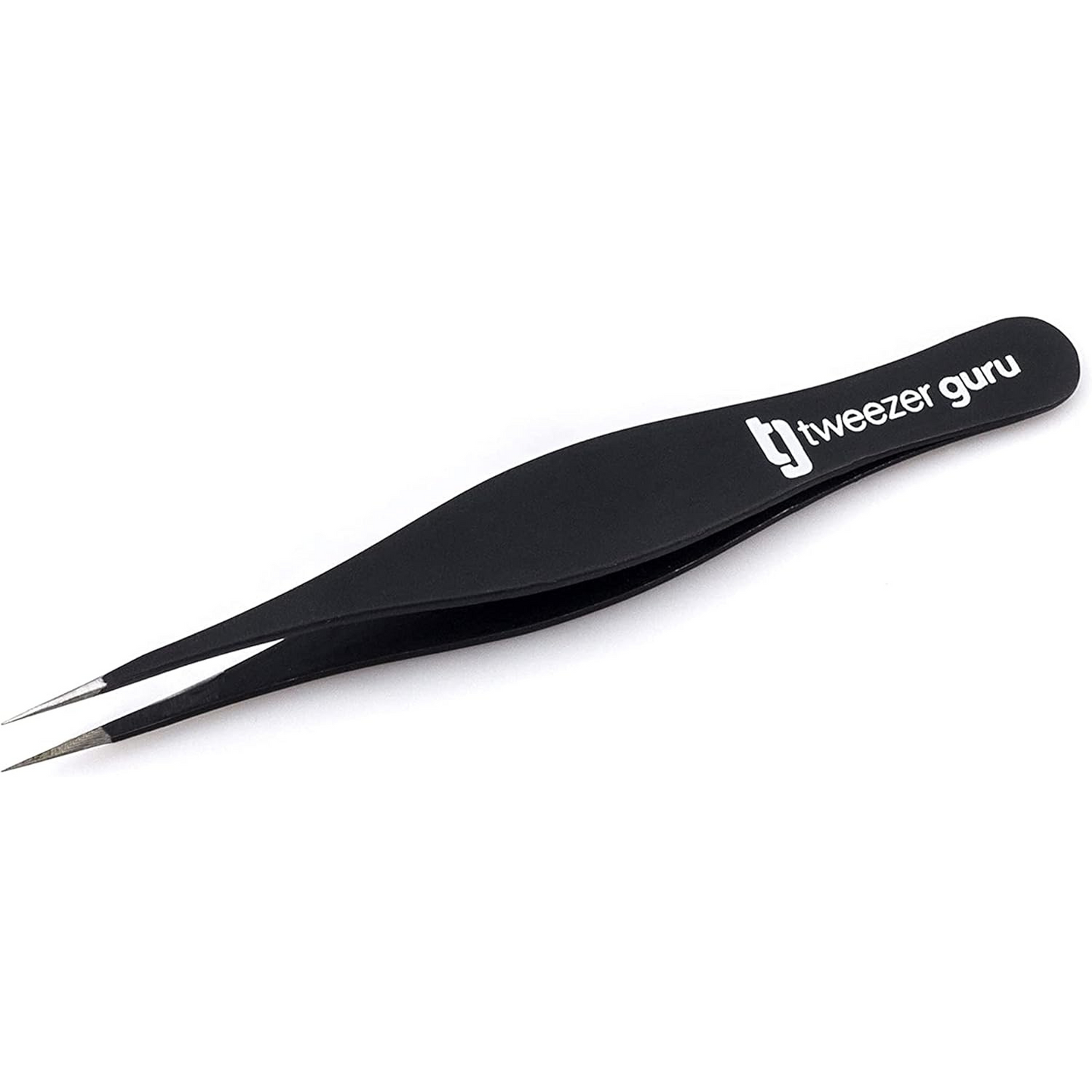 Tweezer Guru Pointed Tweezers - Precision Needle Nose Tip, Best for Eyebrows & Ingrown Hairs