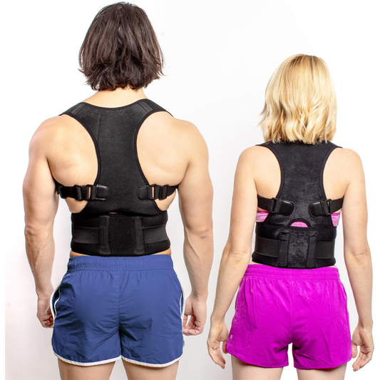FlexGuard Posture Corrector – Adjustable Back Brace for Pain Relief & Posture Support Large