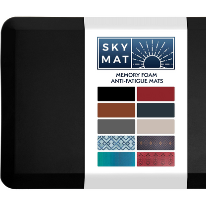 Sky Solutions Anti-Fatigue Floor Mat - 3/4" Cushioned Kitchen & Standing Desk Mat, Non-Slip