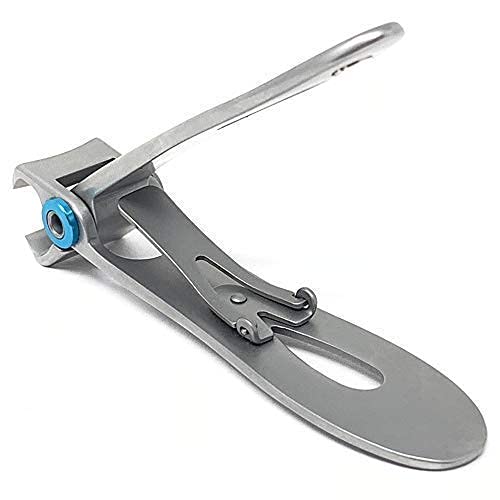 Heavy Duty Nail Clippers for Thick Nails, Professional Fingernail & Toenail Clippers for Men, Women & Seniors, Silver