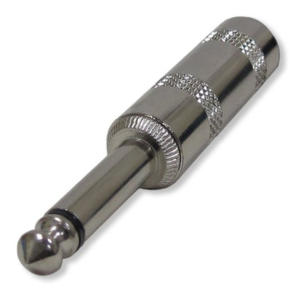 Audio-Lautsprecherkabel 1/4" auf 1/4" – 12 AWG Professionelles Bass-/Gitarren-Lautsprecherkabel für Verstärker – Schwarz, 6 Fuß. 