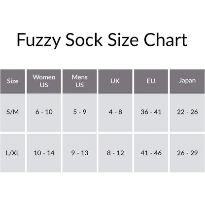 Fuzzy Socks - Non-Skid Anti-Slip Grip for Home & Hospital