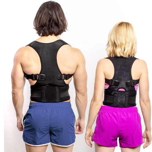 Posture Corrector for Women & Men – Adjustable Back Support Brace for Pain Relief & Shoulder Alignment (Medium)