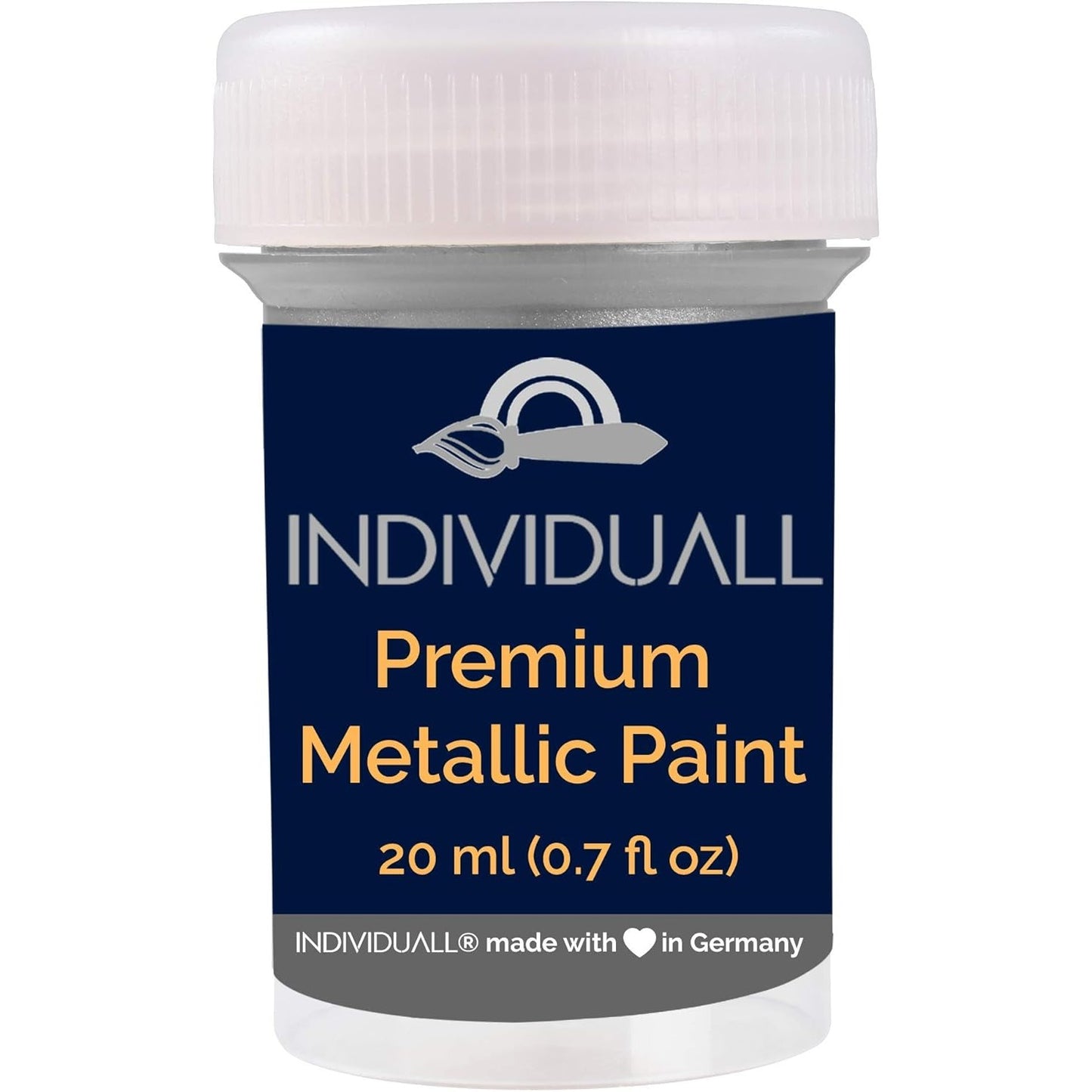 Metallic Acrylic Paint Set - 8-Pack (20mL) for Canvas, Wood & Walls