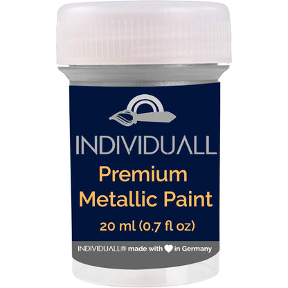 Metallic Acrylic Paint Set - 8-Pack (20mL) for Canvas, Wood & Walls