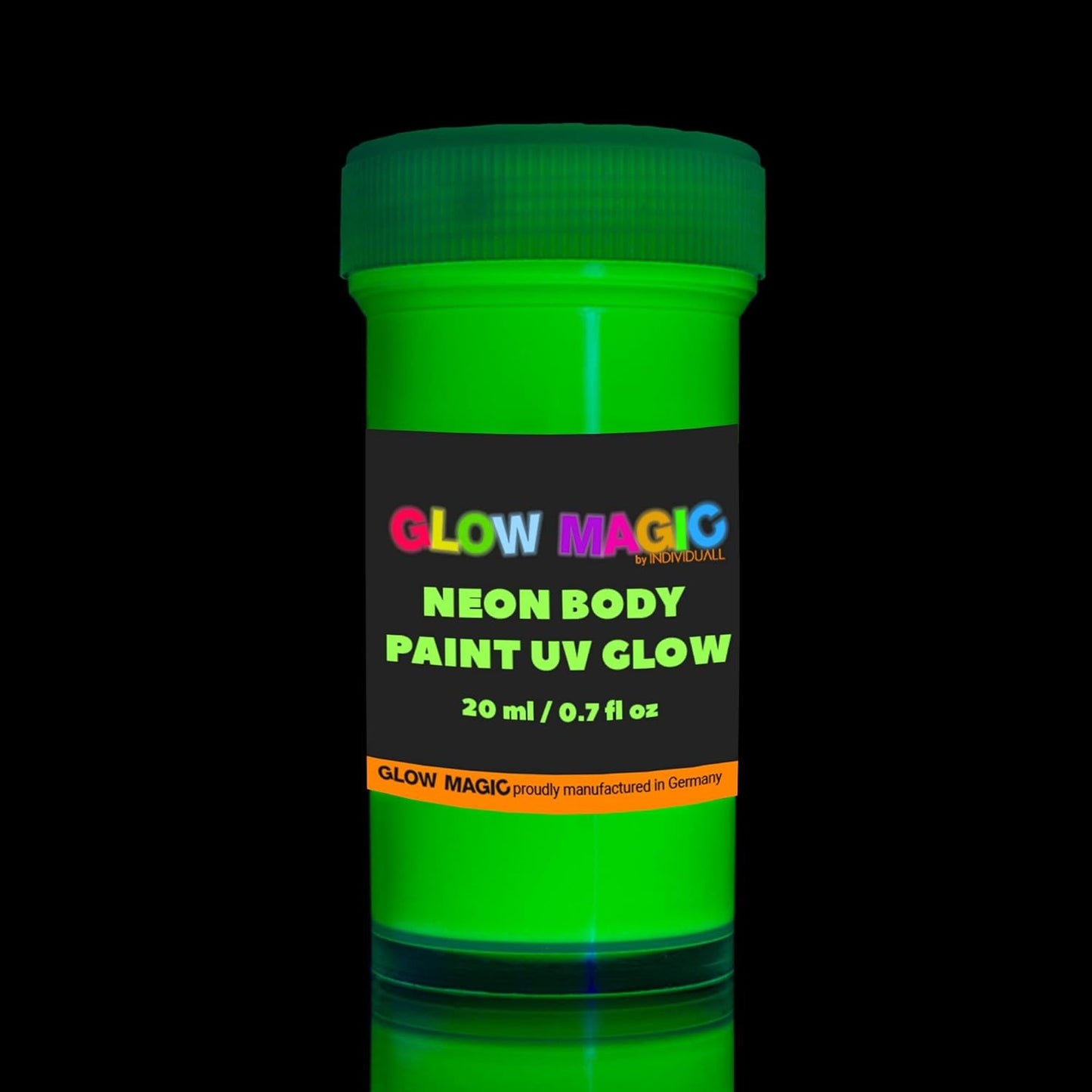 Neon Nights Glow In The Dark Body Paint, 8-Pack, Black Light Paints for Body & Face, Party Supplies for Adults & Kids