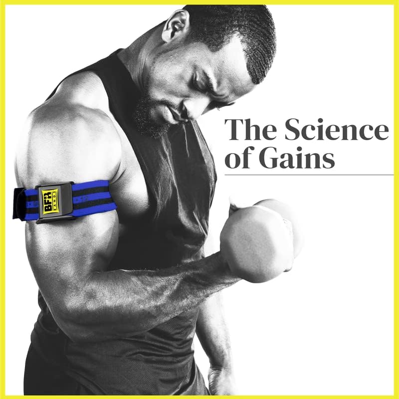 BFR Bands – Blood Flow Restriction Bands for Arms, Legs & Glutes, Quick-Release Elastic Strap