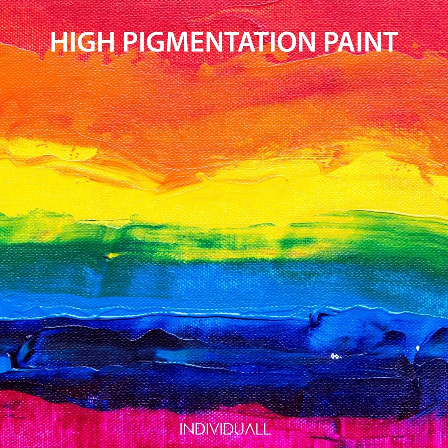 Acrylic Paint Set 8 Colors for Canvas, Rock, Paper & DIY Projects