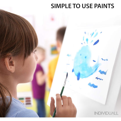 Acrylic Paint Set 8 Colors for Canvas, Rock, Paper & DIY Projects