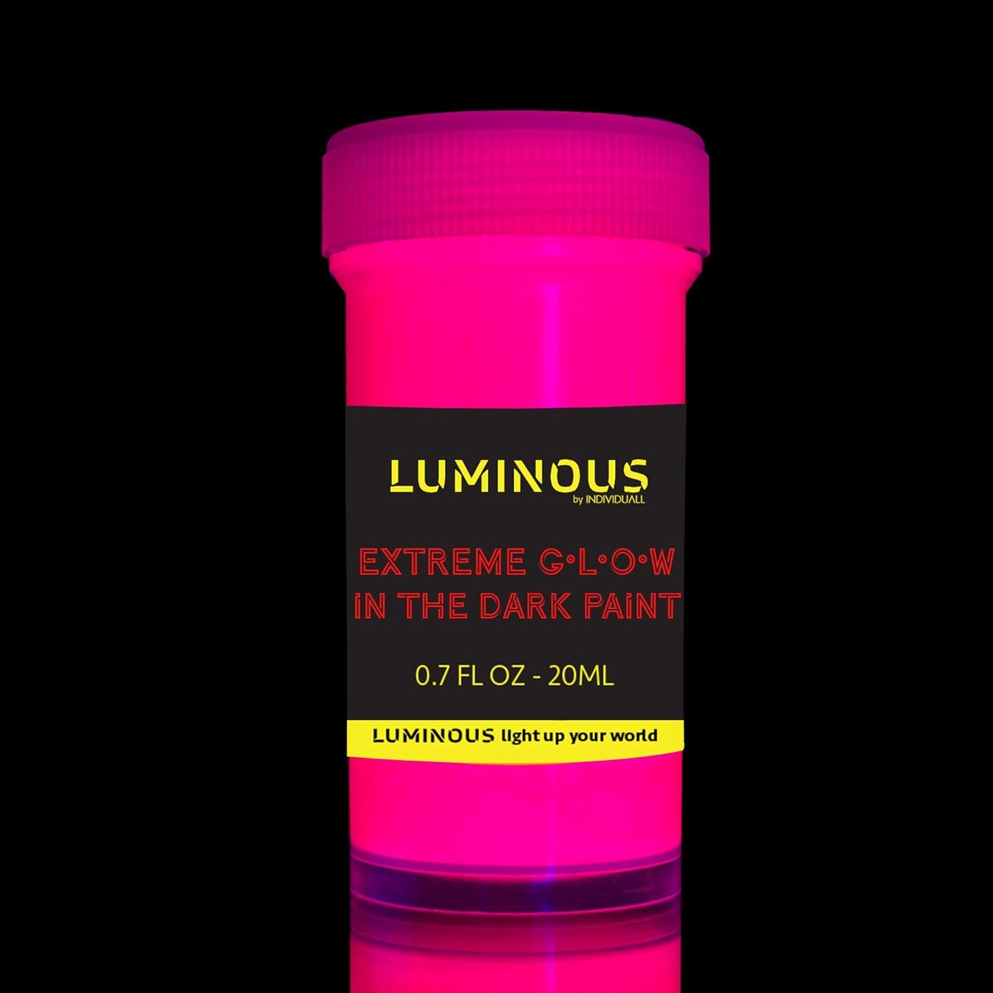 Individuall Extreme Glow in The Dark Colours Set | Neon Glow Colours that Glow in the Dark