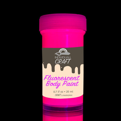 CRAFT Neon Body Paint UV – 8 x 20 ml, Blacklight Neon Face & Body Paint