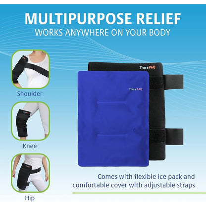 Reusable Gel Ice Pack - XL Hot & Cold Pain Relief (36 x 28 cm)