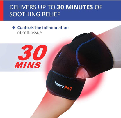 Knee Ice Pack Wrap - Reusable Hot/Cold Gel for Pain, Swelling, Meniscus Tear, Surgery Relief - For Athletes, Elderly & Pregnancy