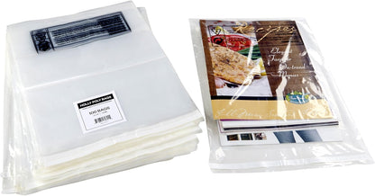 Holly Poly Plastic Bags - 400 Pcs, Multiple Sizes for Jewellery, Crafts & Sweets