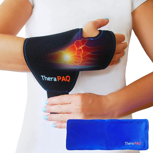 Wrist Ice Pack Wrap - Reusable Hand Gel Compression for Pain Relief, Arthritis, Swelling, Carpal Tunnel, Surgery