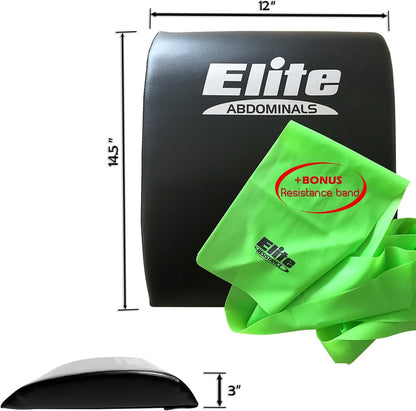 Elite Sportz Ab Mat – High-Density Foam Sit-Up Mat for Abs, Obliques & Back Support with Band