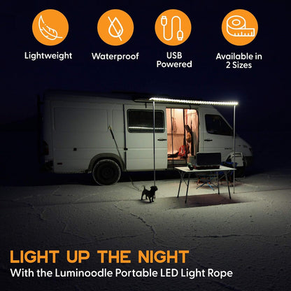 Power Practical Luminoodle mit Batterie, 5 Fuß 