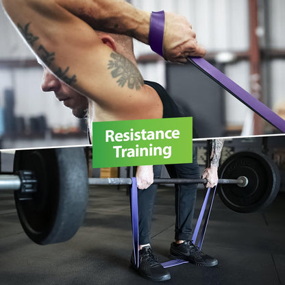 Pull Up Assist Band - Stretch Resistance Band - Mobility Band - Powerlifting Bands - Extra Durable Pull-Up (5 Band Set)