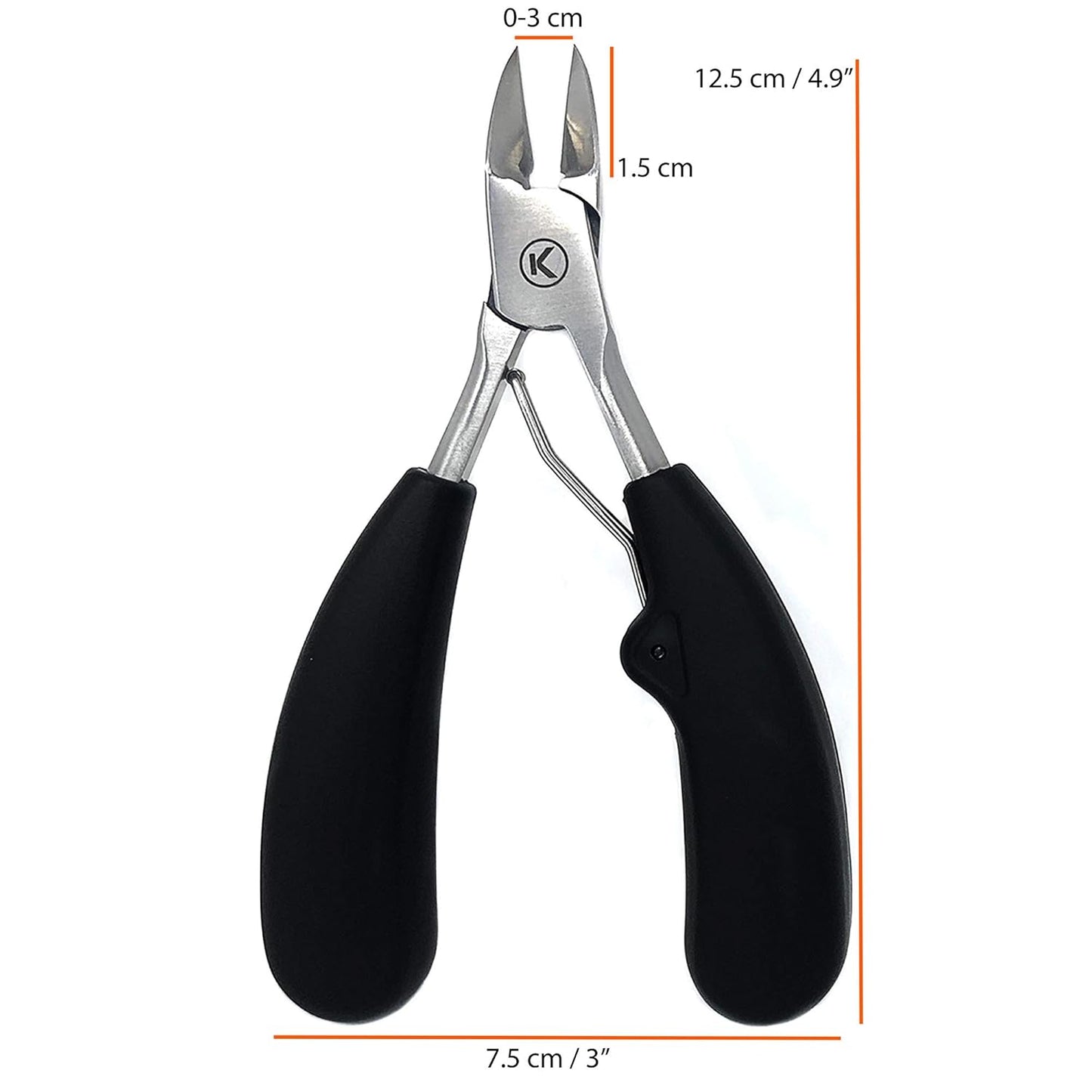 Podiatrist Toenail Clippers – Heavy Duty Ingrown Toenail Clippers for Thick Nails, Large WHS-800