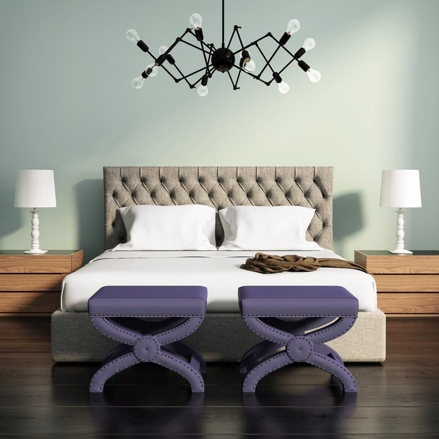 Sleep Restoration Gel Pillow - (2 Pack King) Best Hotel Quality Comfortable and Plush Cooling Gel Fiber Filled Pillow