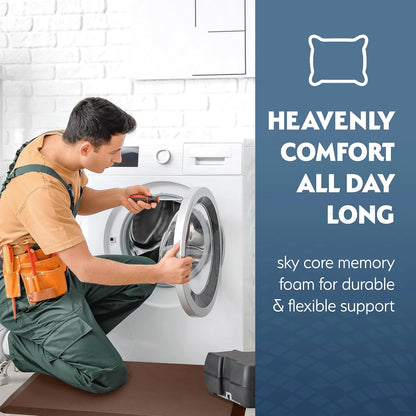 Sky Solutions Anti-Fatigue Floor Mat - 3/4" Cushioned Kitchen & Standing Desk Mat, Non-Slip