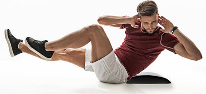 Elite Sportz Ab Mat – High-Density Foam Sit-Up Mat for Abs, Obliques & Back Support with Band