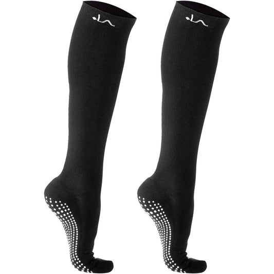 Graduated Compression Socks with Non-Slip Grips – 15-20mmHg for Men & Women