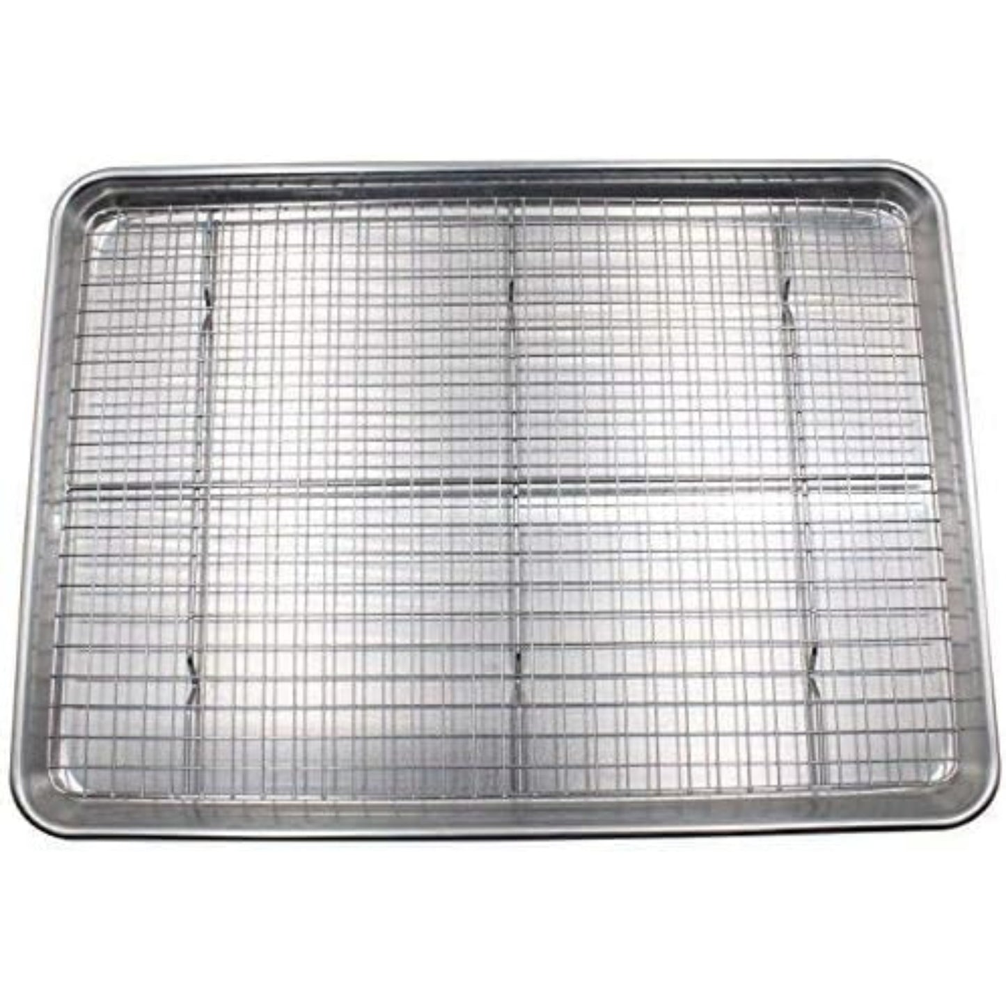 Baking Sheets for Oven – Half Sheet Pan with Stainless Steel Rack, Easy Clean, Aluminum Bakeware