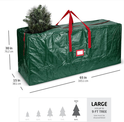 Christmas Tree Storage Bag – For 9-Foot Trees, Durable Waterproof with Carry Handles