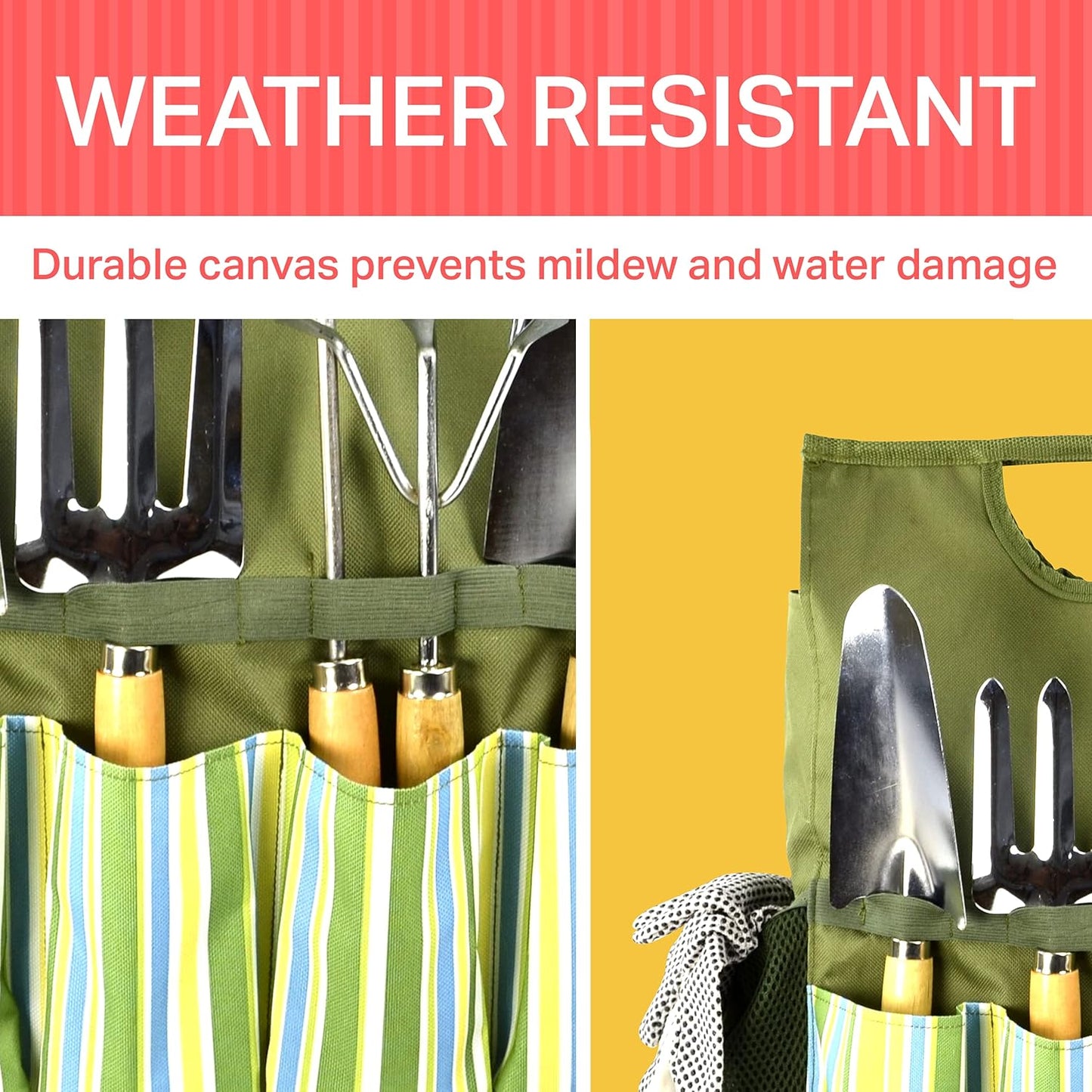 Plant Theatre Gardening Tool Bag - Oxford, Waterproof, Included Tools