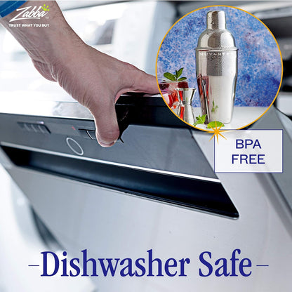 Nuvantee Cocktail-Shaker-Set, 24 oz Martini- und Getränkemixer mit eingebautem Sieb, Messbecher, Home-Barkeeper-Set, Martini-Shaker aus Edelstahl 