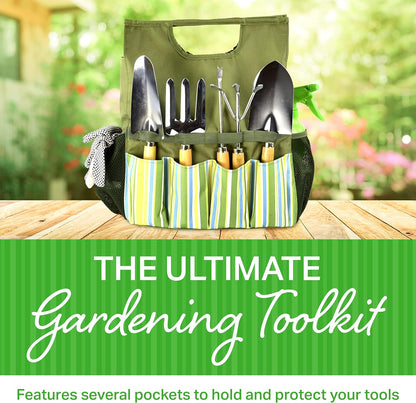 Plant Theatre Gardening Tool Bag - Oxford, Waterproof, Included Tools