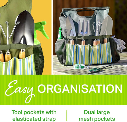 Plant Theatre Gardening Tool Bag - Oxford, Waterproof, Included Tools