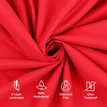 Zober Christmas Tree Storage Bag - 9 Ft, Waterproof, Tear-Proof Oxford Fabric, Zippers & Durable Straps (Red)