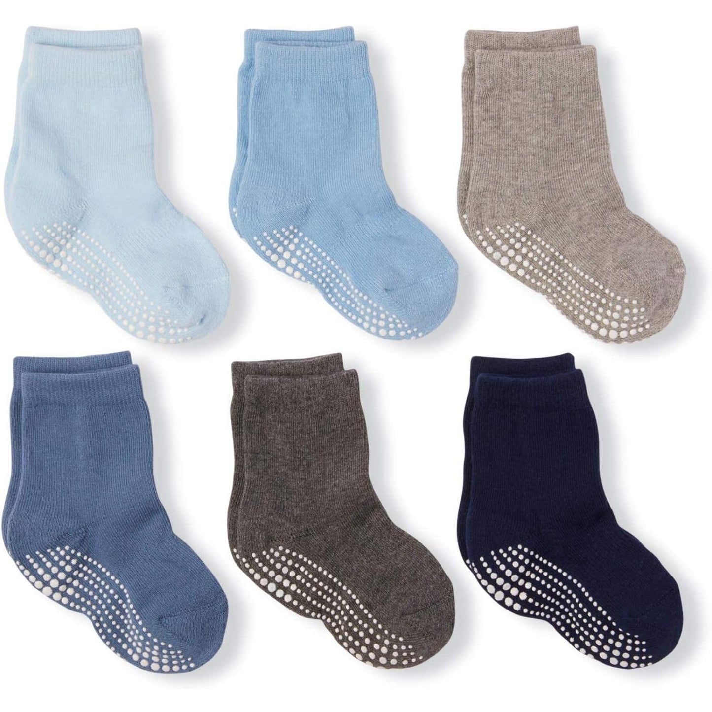 Non-Slip Cotton Sports Socks – Baby Boys & Girls, ABS Warm Cuddly Socks