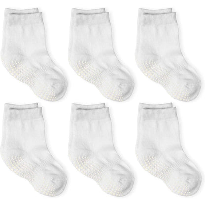 Non-Slip Cotton Sports Socks – Baby Boys & Girls, ABS Warm Cuddly Socks