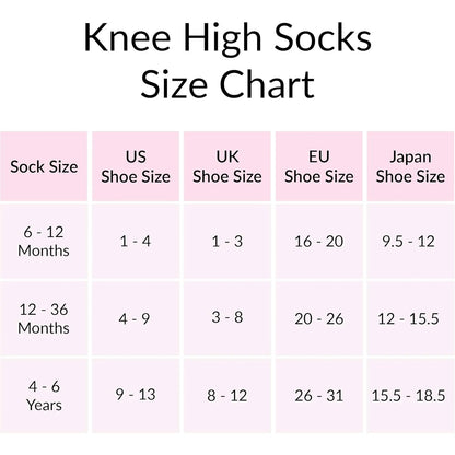 Knee Socks Long Socks - Baby Toddler Infant - Non-Slip Non-Slip
