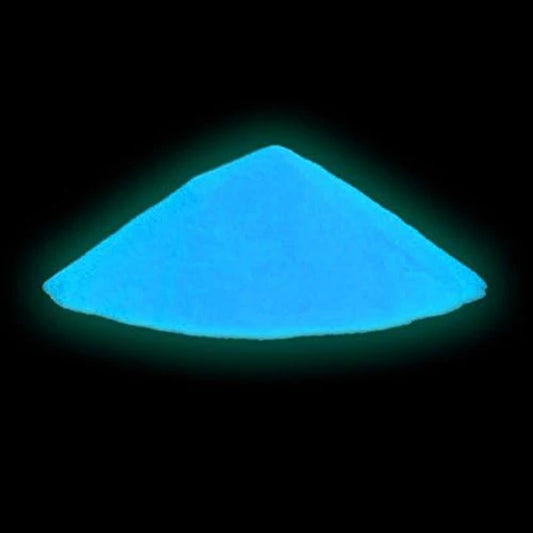 Glow in the Dark Powder – Non-Toxic Luminous Pigment for Resin, Slime, Nails & DIY Crafts (Blue, 100g)
